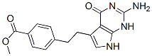 methyl 4-[2-(2-amino-4-oxo-1,7-dihydropyrrolo[2,3-d]pyrimidin-5-yl)ethyl]benzoate
