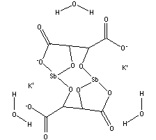 pot. antimony(iii)oxide tartrate hemi-hydrate