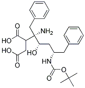 (2S,3S,5S)-5-tert-butyloxycarbonylamino-2- amino-3-hydroxy-1,6-diphenylhexan, hemisuccinate