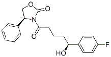 (4S)-3-[(5R)-5-(4-FLUOROPHENYL)-5-HYDROXYPENTANOYL]-4-PHENYL-1,3-OXAZOLIDIN-2-ONE