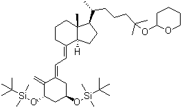 [[(1a,3b,5Z,7E)-25-[(Tetrahydro-2H-pyran-2-yl)oxy]-9,10-secocholesta-5,7,10(19)-triene-1,3-diyl]bis(oxy)]bis[(1,1-dimethylethyl)dimethylsilane]