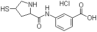 3-[[(2S,4S)-4-sulfanylpyrrolidine-2-carbonyl]amino]benzoic acid,hydrochloride