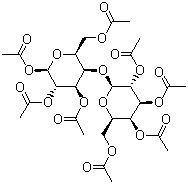 b-D-Glucopyranose,4-O-(2,3,4,6-tetra-O-acetyl-a-D-glucopyranosyl)-, 1,2,3,6-tetraacetate