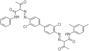 Butanamide,2-[[3,3'-dichloro-4'-[[1-[[(2,4-dimethylphenyl)amino]carbonyl]-2-oxopropyl]azo][1,1'-biphenyl]-4-yl]azo]-3-oxo-N-phenyl-