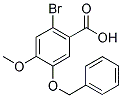 2-bromo-4-methoxy-5-phenylmethoxybenzoic acid