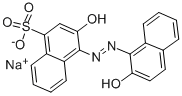 1-Naphthalenesulfonicacid, 3-hydroxy-4-[2-(2-hydroxy-1-naphthalenyl)diazenyl]-, sodium salt (1:1)