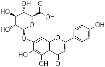 β-D-Glucopyranosiduronic acid,5,6-dihydroxy-2-(4-hydroxyphenyl)-4-oxo-4H-1-benzopyran-7-yl