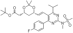 1,3-Dioxane-4-acetic acid, 6-[(1E)-2-[4-(4-fluorop...