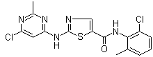 N-(2-chloro-6-methylphenyl)-2-[(6-chloro-2-methylpyrimidin-4-yl)amino]-1,3-thiazole-5-carboxamide