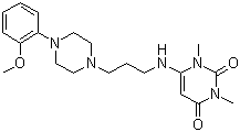 6-[3-[4-(2-methoxyphenyl)piperazin-1-yl]propylamino]-1,3-dimethylpyrimidine-2,4-dione