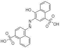 1-Naphthalenesulfonicacid, 4-hydroxy-3-[2-(4-sulfo-1-naphthalenyl)diazenyl]-, sodium salt (1:2)