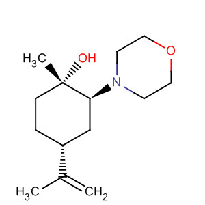 Cyclohexanol, 1-methyl-4-(1-methylethenyl)-2-(4-morpholinyl)-,
(1S,2S,4R)-