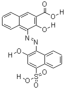 3-Hydroxy-4-(2-hydroxy-4-sulfo-1-naphthylazo)naphthalene-2-carboxylic acid