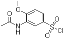 3-acetamido-4-methoxybenzenesulphonyl chloride