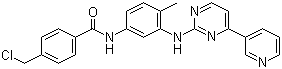 4-(chloromethyl)-N-[4-methyl-3-[(4-pyridin-3-ylpyrimidin-2-yl)amino]phenyl]benzamide