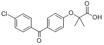 2-[4-(4-chlorobenzoyl)phenoxy]-2-methylpropionic acid