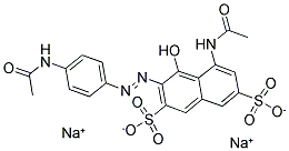 2,7-Naphthalenedisulfonicacid, 5-(acetylamino)-3-[2-[4-(acetylamino)phenyl]diazenyl]-4-hydroxy-, sodiumsalt (1:2)