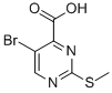5-bromo-2-(methylthio)pyrimidine-4-carboxylic acid