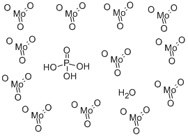 Molybdate(3-), tetracosa-μ-oxododecaoxo[μ12-[phosphato(3-)-κO:κO:κO:κO':κO':κO':κO'':κO'':κO'':κO''':κO''':κO''']]dodeca-, hydrogen, hydrate (1:3:?)