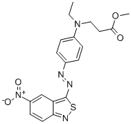 methyl N-ethyl-N-[4-[(5-nitro-2,1-benzisothiazol-3-yl)azo]phenyl]-β-alaninate