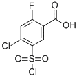 4-Chloro-5-(chlorosulfonyl)-2-fluorobenzoic acid  