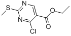 5-Pyrimidinecarboxylicacid, 4-chloro-2-(methylthio)-, ethyl ester (Related Reference)
