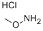 Hydroxylamine,O-methyl-, hydrochloride (1:1)