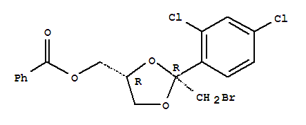 Cis -[2-Bromomethyl-2-(2,4-dichlorophenyl)-1,3-dioxolan -4-yl]methyl benzoate