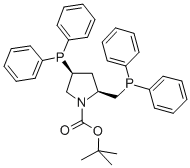 (2S, 4S)-4-(diphenylphosphino)-2-[(diphenylphosphino) methyl]-1-(t-butoxycarbonyl) pyrrolidine