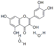 4H-1-Benzopyran-4-one,2-(3,4-dihydroxyphenyl)-3,5,7-trihydroxy-, hydrate (1:2)