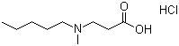 b-Alanine, N-methyl-N-pentyl-, hydrochloride (1:1)