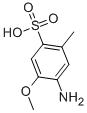 4-amino-5-methoxytoluene-2-sulphonic acid