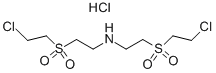 2-[(2-chloroethyl)sulphonyl]ethyl[2-[(2-chloroethyl)sulphonyl]ethyl]ammonium chloride
