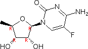 4-amino-1-[(2R,3R,4S,5R)-3,4-dihydroxy-5-methyloxolan-2-yl]-5-fluoropyrimidin-2-one
