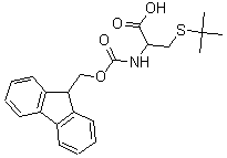 N-Fmoc-S-叔-丁基-L-半胱氨酸, 98%  67436-13-9  1g