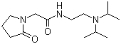 1-Pyrrolidineacetamide,N-[2-[bis(1-methylethyl)amino]ethyl]-2-oxo-