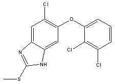 6-Chloro-5-(2,3-dichlorophenoxy)-2-methylthio-benzimidazole