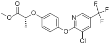 Propanoic acid,2-[4-[[3-chloro-5-(trifluoromethyl)-2-pyridinyl]oxy]phenoxy]-, methyl ester,(2R)-