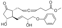 methyl 7-[(1R,2R,3R)-3-hydroxy-2-[(E,3R)-3-hydroxy-4-phenoxybut-1-enyl]-5-oxocyclopentyl]hepta-4,5-dienoate