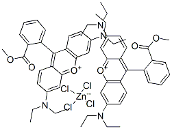 3,6-bis(diethylamino)-9-[2-(methoxycarbonyl)phenyl]xanthylium tetrachlorozincate