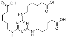 Hexanoic acid,6,6',6''-(1,3,5-triazine-2,4,6-triyltriimino)tris-