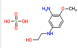 2-(3-amino-4-methoxyanilino)ethanol;sulfuric acid