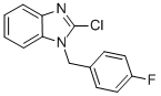 1H-1-(4-Fluoro phenyl)methyl-2-chloro benzimidzole