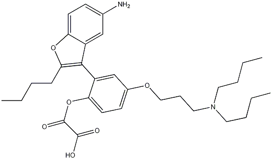 (5-Amino-2-butyl-3-benzofuranyl)[4-[3-(dibutylamino)propoxy]phenyl]methanone oxalate