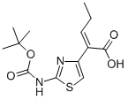 (Z)-2-(2-((tert-Butoxycarbonyl)amino)thiazol-4-yl)pent-2-enoic acid