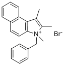 1,2,3-Trimethyl-3-benzyl-3H-benz[e]indolium bromide