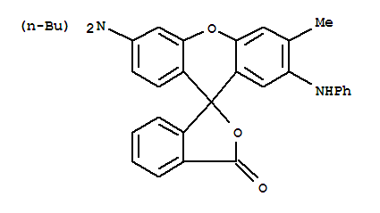 Spiro[isobenzofuran-1(3H),9'-[9H]xanthen]-3-one,6'-(dibutylamino)-3'-methyl-2'-(phenylamino)-