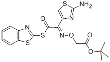 (S)-2-Benzothiazolyl (Z)-2-(2-aminothiazole-4-yl)-2-methoxycarbonylmethoxyiminothioacetate