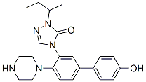 2,4-Dihydro-4-[4-(4-hydroxyphenyl)-1-piperazinylphenyl]-2-(1-methyl-propyl)-3H-1,2,4-triazol-3-one
