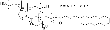 Sorbitan,monooctadecanoate, poly(oxy-1,2-ethanediyl) derivs.